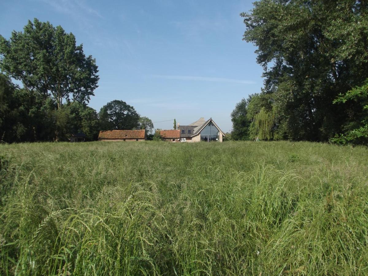 Bed and Breakfast Au Bonheur Frontalier Steenvoorde Esterno foto